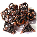 Bronze Kraken Metal RPG Dice Set - 7 Pieces - Out of Play