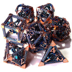 Ancient Kraken Metal RPG Dice Set - 7 Pieces - Out of Play