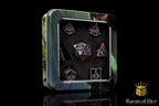 Eye of Providence Metal RPG Dice Set - 7 Pieces - Out of Play