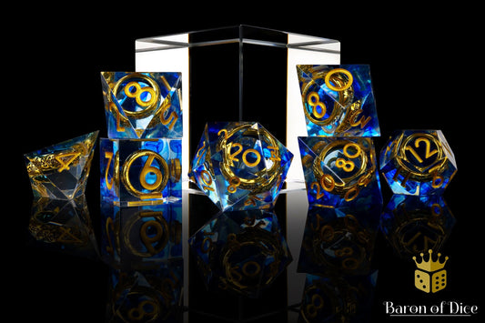 Lost Ring Sharp Edge RPG Dice Set - 7 Pieces - Out of Play
