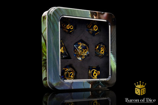 Lost Ring Sharp Edge RPG Dice Set - 7 Pieces - Out of Play