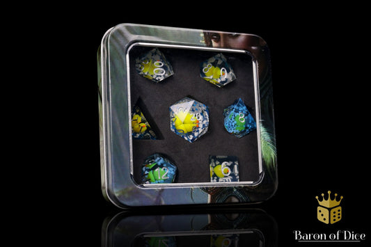 Rubber Duck Liquid Core RPG Dice Set - 7 Pieces - Out of Play