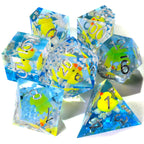 Rubber Duck Liquid Core RPG Dice Set - 7 Pieces - Out of Play