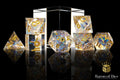Shiny Like a Diamond! Sharp Edge RPG Dice Set - 7 Pieces - Out of Play