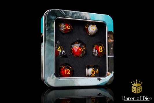 I Choose You! Liquid Core RPG Dice Set - 7 Pieces - Out of Play