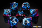 Electric Rave RPG Dice Set - 7 Pieces