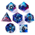 Electric Rave RPG Dice Set - 7 Pieces