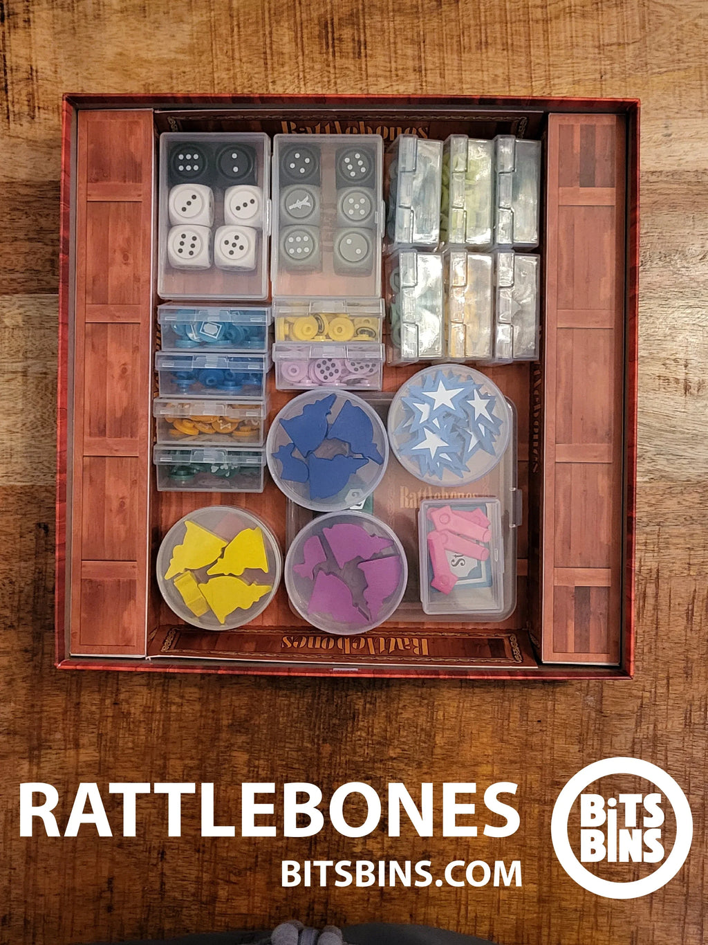 Bitsbins Rattlebones - 5 Pods, 13 Minis, 2 Originals, 1 Flat - Out of Play