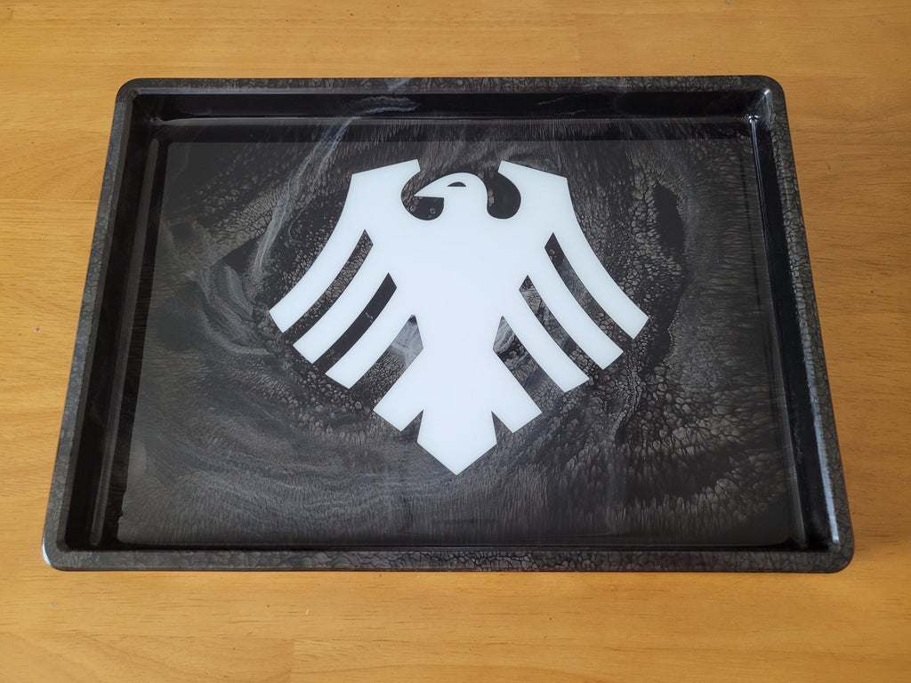 Hand-Cast Resin Dice Trays