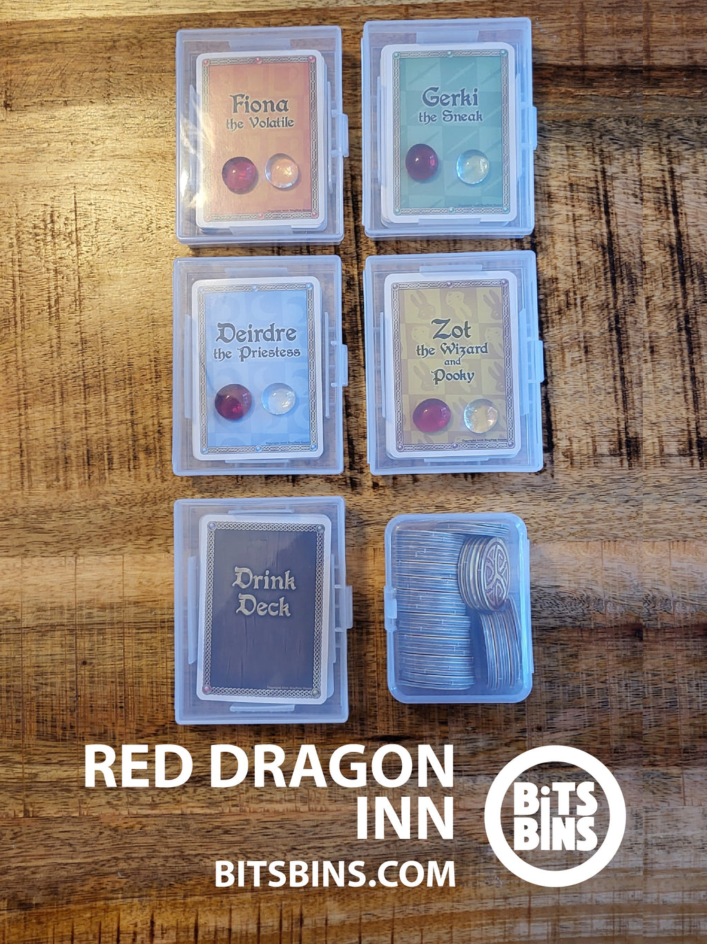 Bitsbins Red Dragon Inn, The - 5 Card Boxes, 1 Case - Out of Play