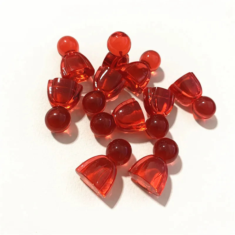 10pcs Acrylic Colorful Pieces For Games