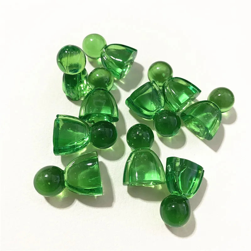 10pcs Acrylic Colorful Pieces For Games