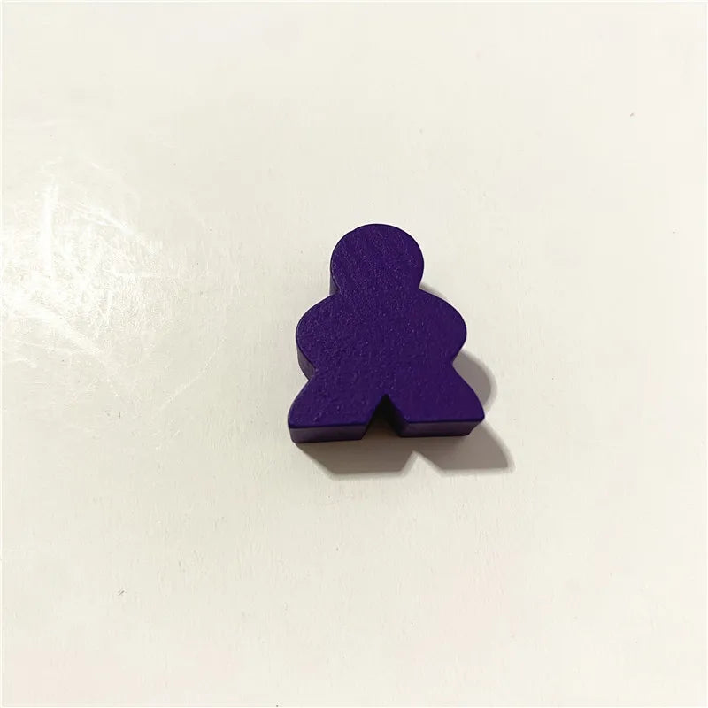 10Pc Big Wooden Peeple Pieces For Games