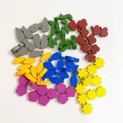 10pcs Mini Wooden Game Pieces For Board Games