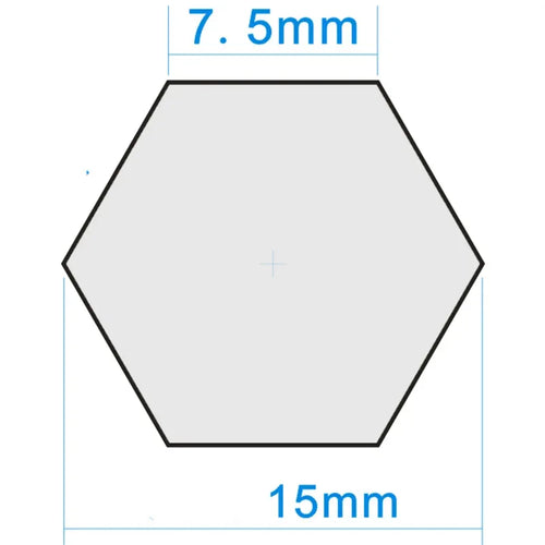50Pcs Wooden Hexagonal Tokens For Board Games - Out of Play