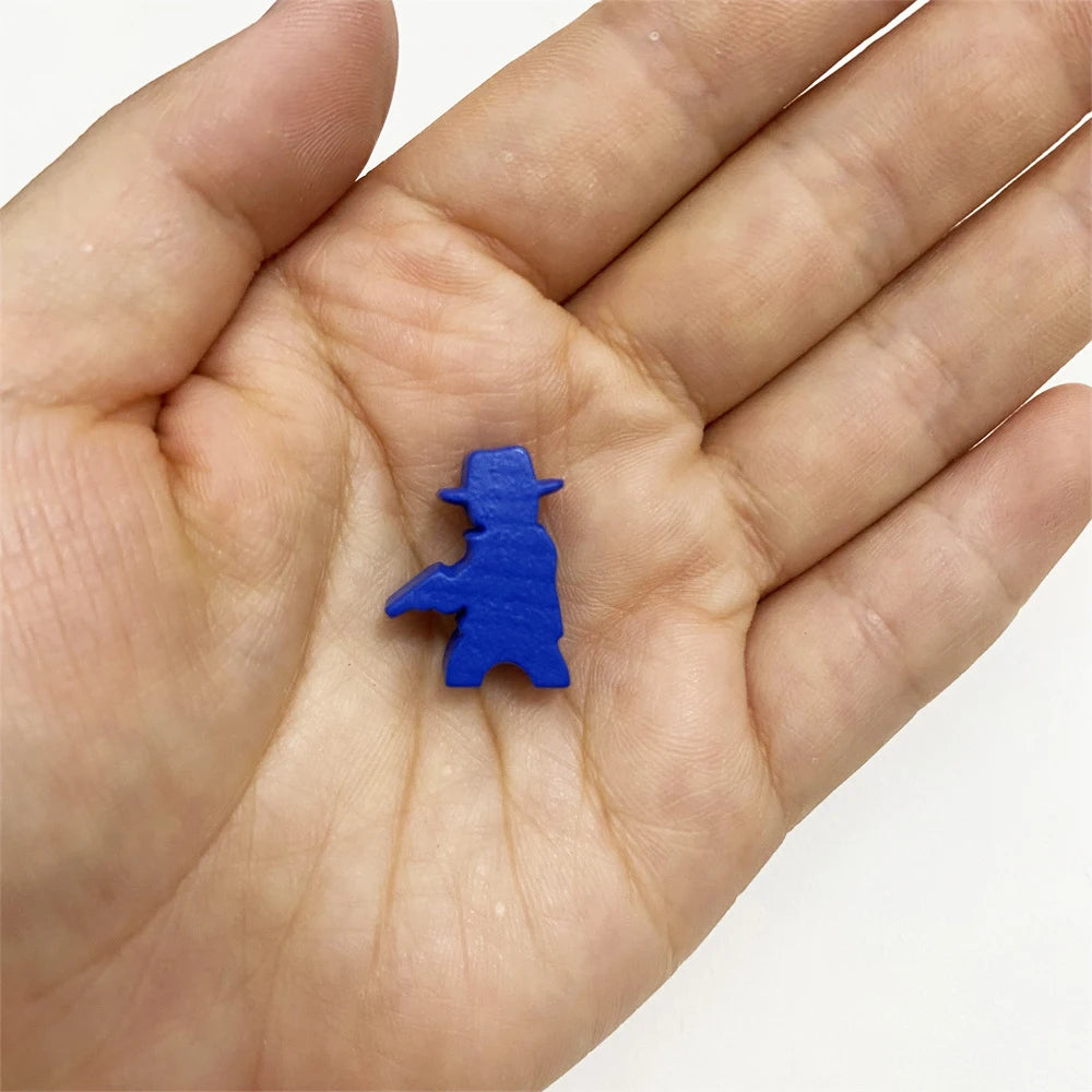 10 Pcs Wooden King/Master/Swordsman Peeples