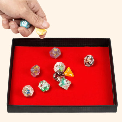 D&D Dice Set with 2in1 Gift Box Dice Tray - Out of Play