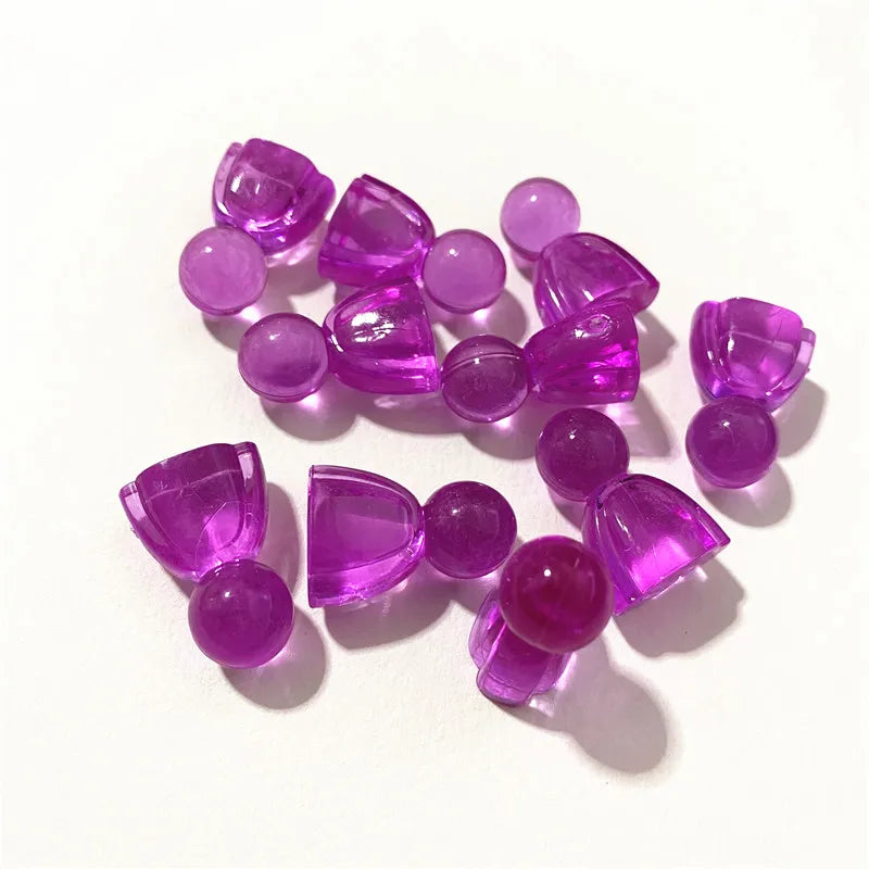 10pcs Acrylic Colorful Pieces For Games