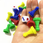 16Pcs Plastic Pawns For Games