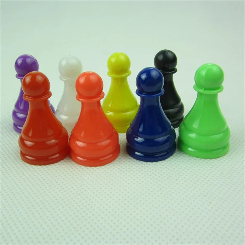 96Pc 8 Color Plastic Pieces for Board Games - Out of Play