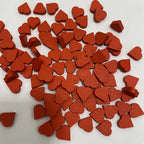 100Pcs Red Heart-Shape Game Pieces For Board Games