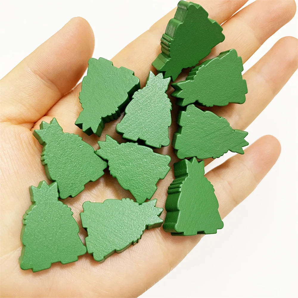 10 Pcs Wooden King/Master/Swordsman Peeples