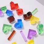 24Pc/set Plastic City/Road Pieces for Board Games