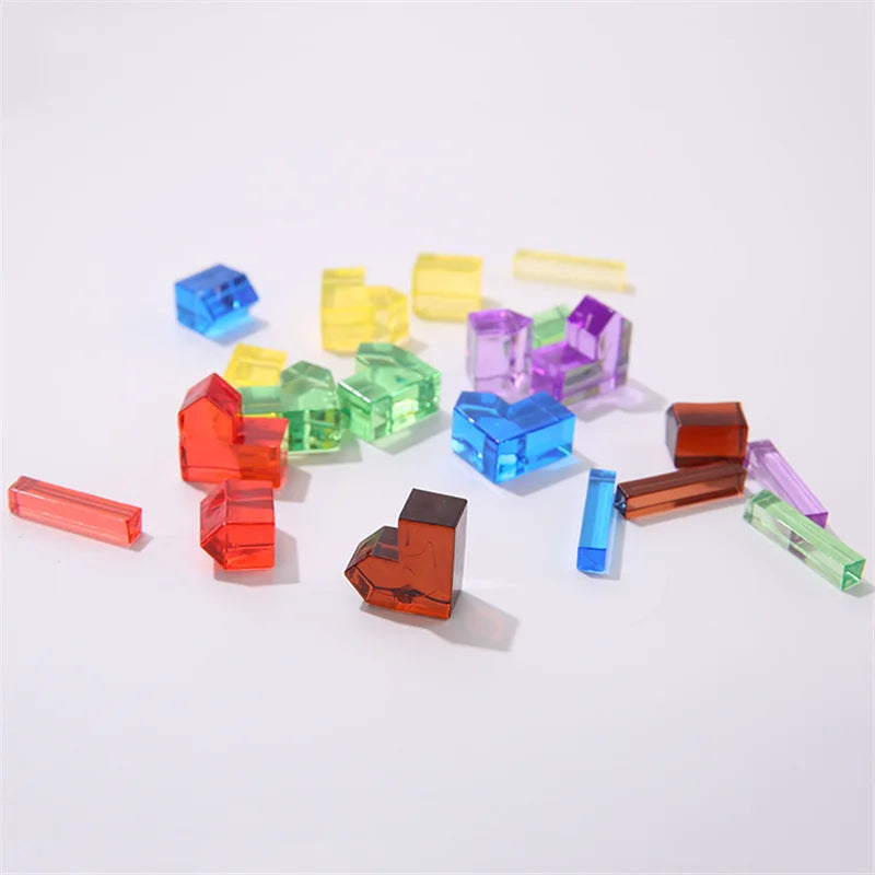 24Pc/set Plastic City/Road Pieces for Board Games