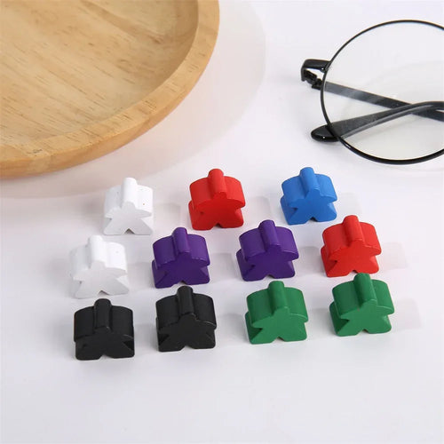 50PCS 16mm Wooden Meeples - Out of Play