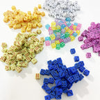 100Pcs Mini D6 Acrylic Dice For Board Game accessories