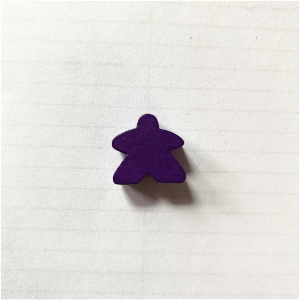 50PCS 16mm Wooden Meeples