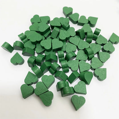40Pcs Wood Game Tokens