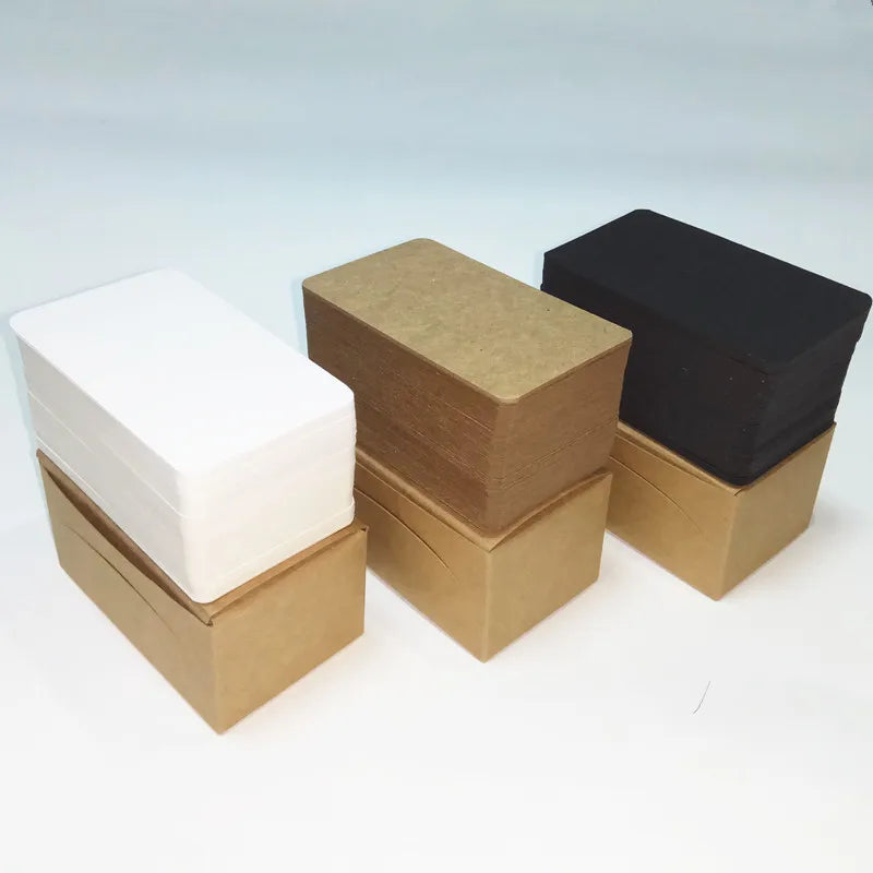 100 Pcs Blank Paper Postcards