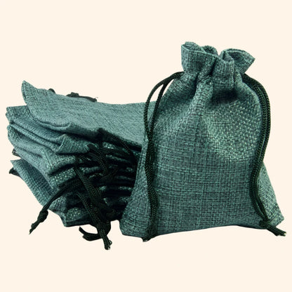 10pcs Burlap Dice Bags with Drawstring - Out of Play