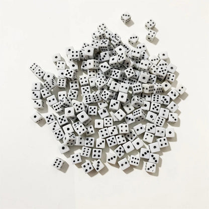 100Pcs Mini D6 Acrylic Dice For Board Game accessories