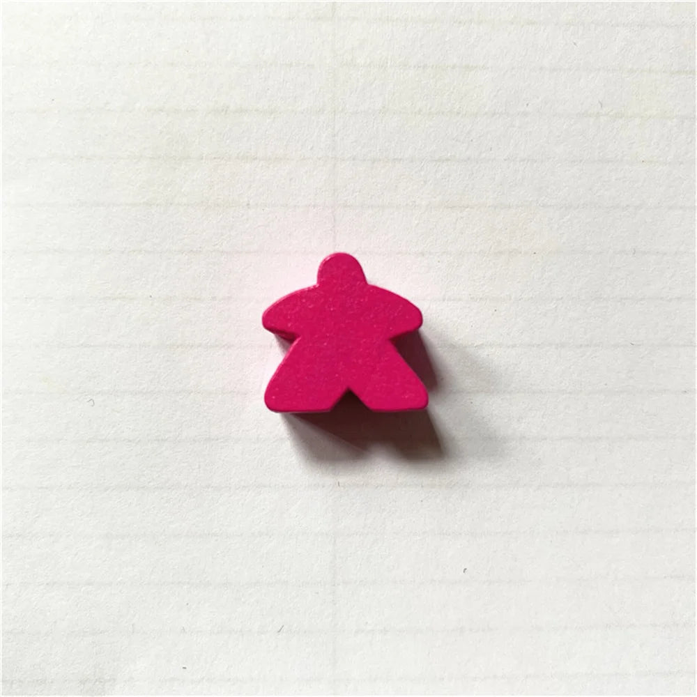 50PCS 16mm Wooden Meeples