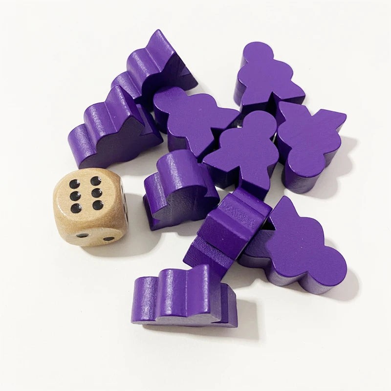 10PCS Big Size Wooden Peeple Pieces For Board Games