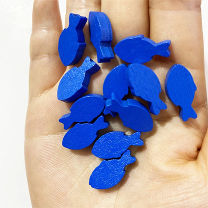 10pcs Mini Wooden Game Pieces For Board Games