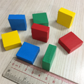 10Pcs Wooden Flat Square For Board Games