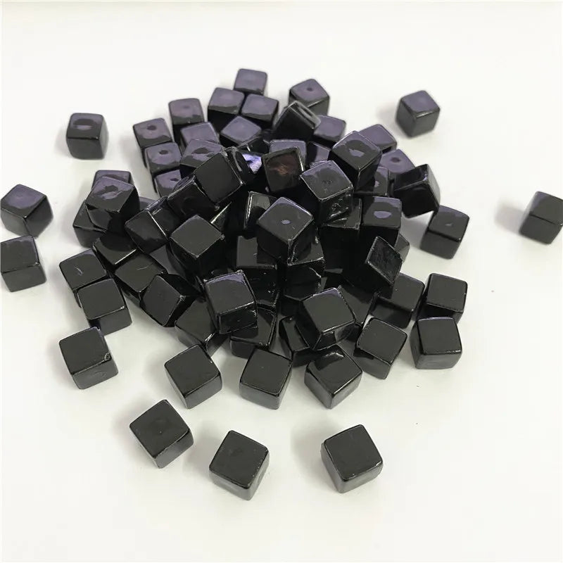 100Pcs Solid and Clear Acrylic Cubes For Board Games