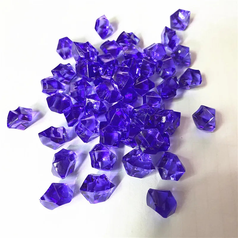 100PCS Acrylic Irregular Stone Game Pieces