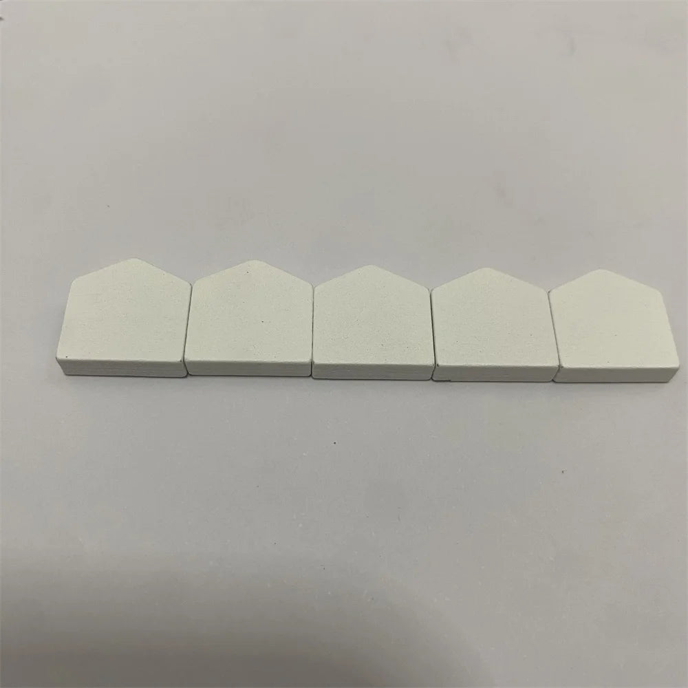 100Pcs Colorful Wooden House Pawn For Board games
