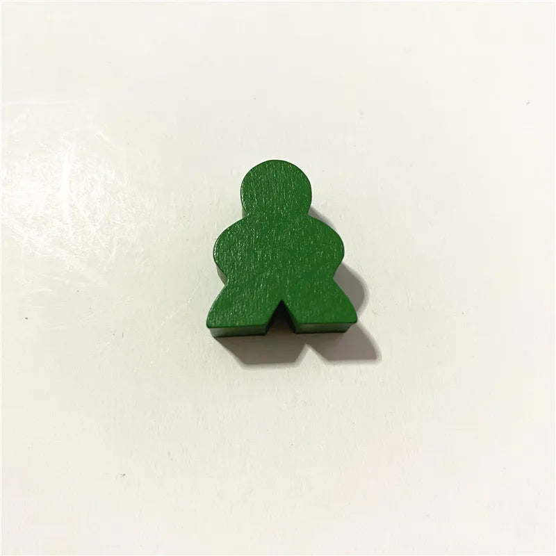 10Pc Big Wooden Peeple Pieces For Games