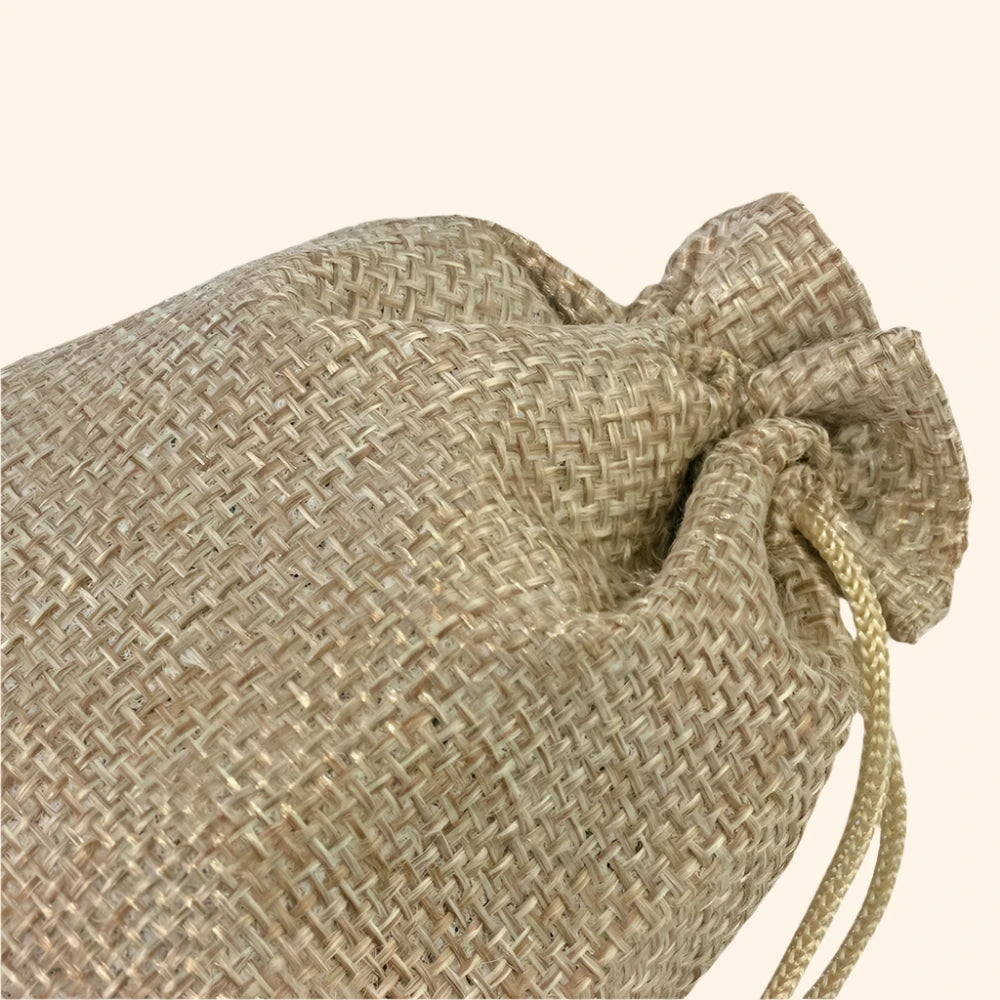 10pcs Burlap Dice Bags with Drawstring - Out of Play