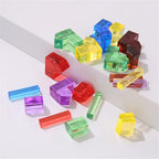 24Pc/set Plastic City/Road Pieces for Board Games