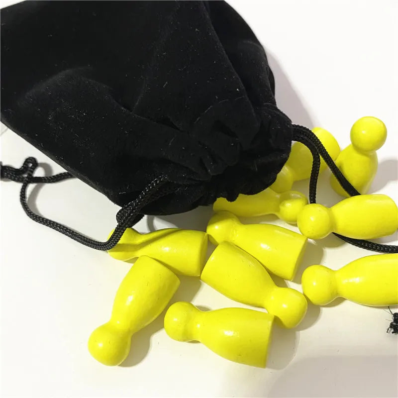 40Pcs Wooden Pawn For Board Games