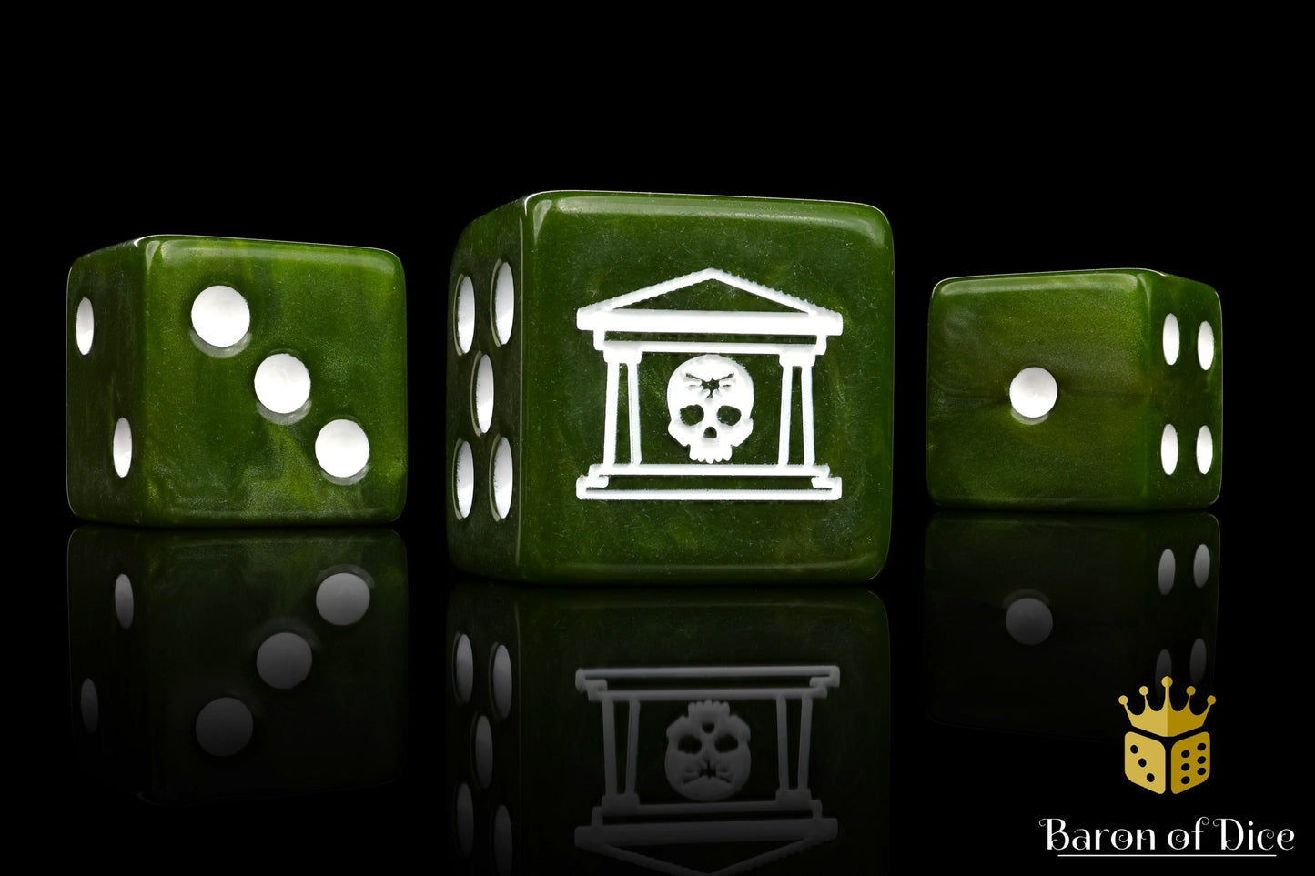 Military Gate Dice - Military Green - Out of Play