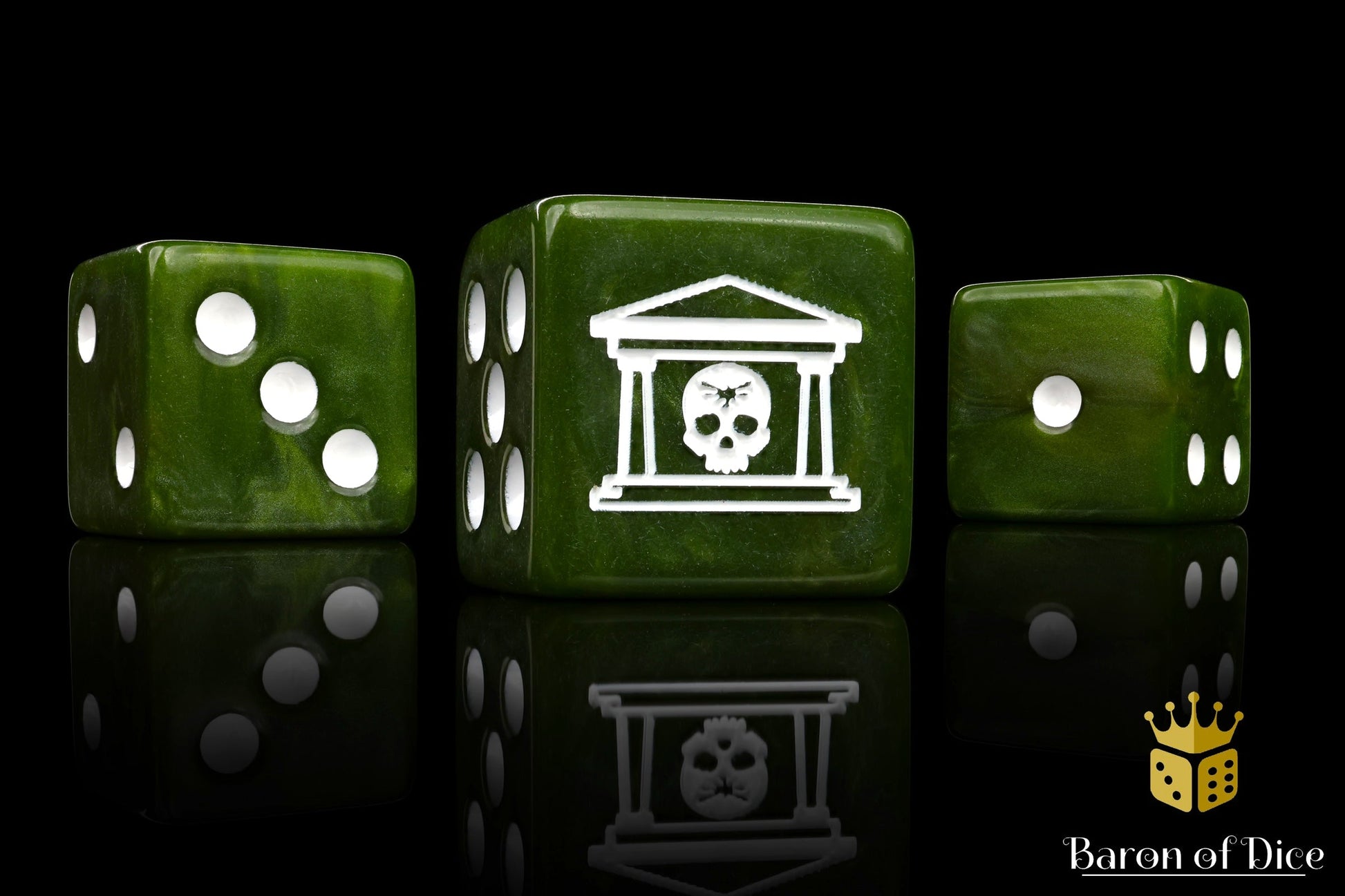 Military Gate Dice - Military Green - Out of Play