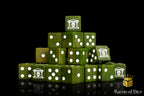 Military Gate Dice - Military Green - Out of Play