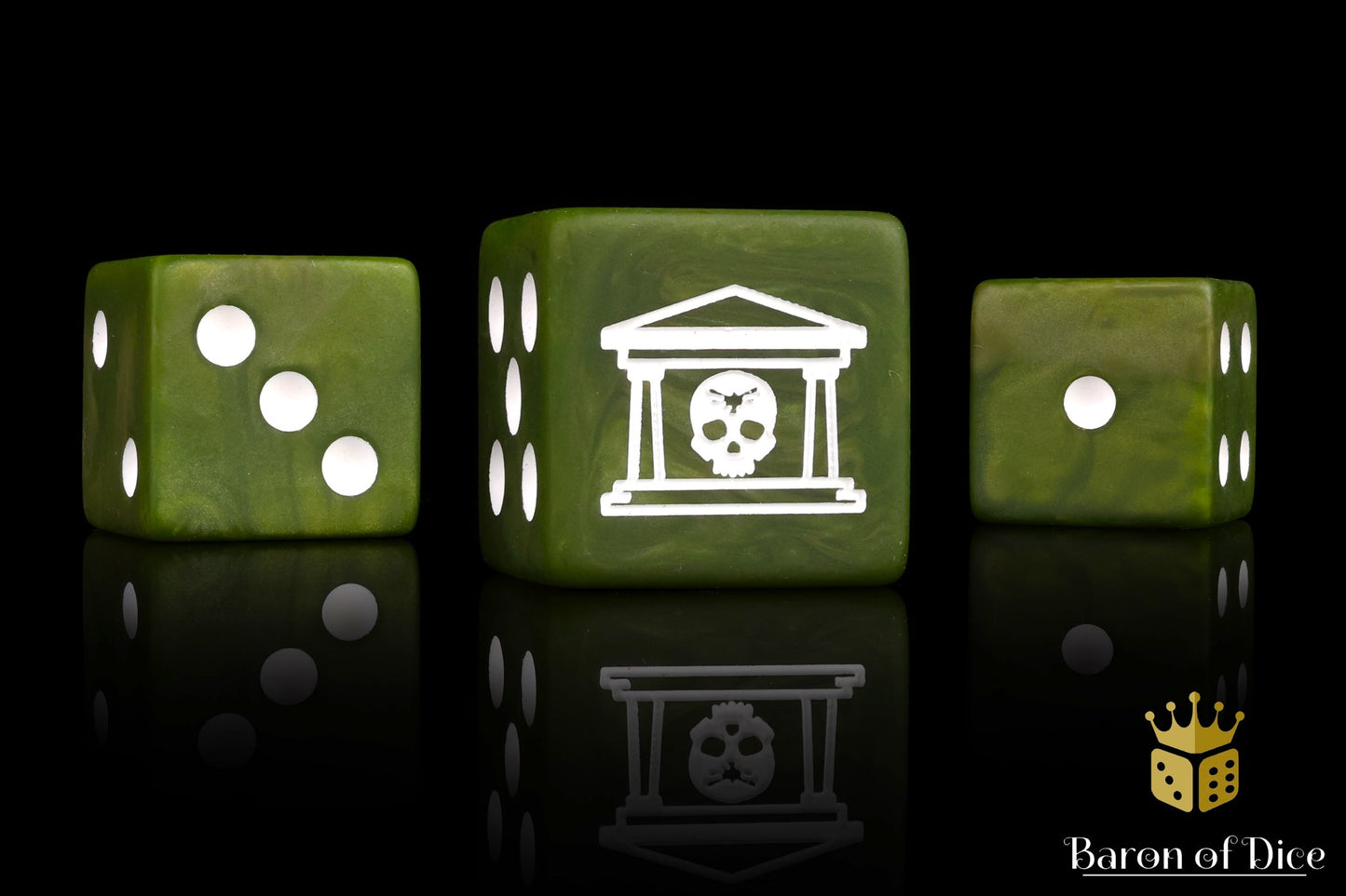 Military Gate Dice - Military Green
